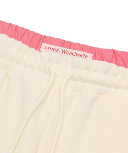 AMESWORLDWIDE（アメスワールドワイド）の「AMES WORLDWIDE／レイヤードスウェットパンツ（スウェットパンツ・レディース・クリーム/グレー/ブラック・SMALL/MEDIUM）」の9枚目の写真