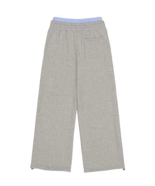 AMESWORLDWIDE（アメスワールドワイド）の「AMES WORLDWIDE／レイヤードスウェットパンツ（スウェットパンツ・レディース・クリーム/グレー/ブラック・SMALL/MEDIUM）」の12枚目の写真