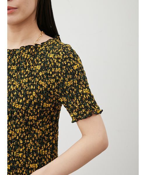 Mila Owen（ミラオーウェン）の「シャーリングブラウス（Tシャツ/カットソー・レディース・レッド/ホワイト/チャコールグレー/その他・1/0）」の11枚目の写真