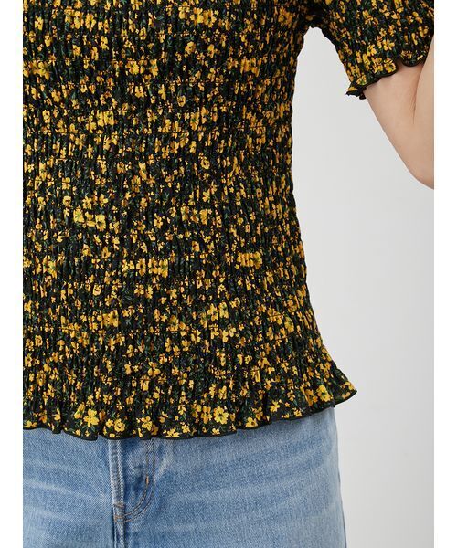 Mila Owen（ミラオーウェン）の「シャーリングブラウス（Tシャツ/カットソー・レディース・レッド/ホワイト/チャコールグレー/その他・1/0）」の12枚目の写真