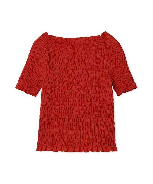 Mila Owen（ミラオーウェン）の「シャーリングブラウス（Tシャツ/カットソー・レディース・レッド/ホワイト/チャコールグレー/その他・1/0）」の18枚目の写真