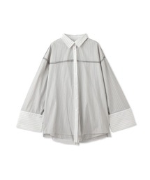 VICKY - ちゃあ　VICKY ストライプチュール袖ブラウス VICKYのシャツ/ブラウスの商品一覧|レディースファッション通販