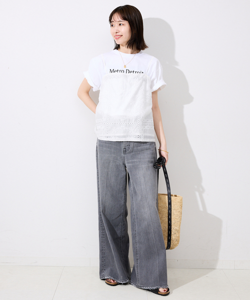 MADE IN MADA（メイドインマダ）の「MADE IN MADA/メイドインマダ SLOBE別注 ALICE STITCH BAG（かごバッグ・レディース・ベージュ・FREE）」の21枚目の写真