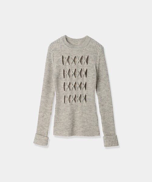 ZOZOTOWN限定》【Louren/ローレン】british wool design knit ZOZOTOWN限定》【Louren/ローレン】british wool design knit