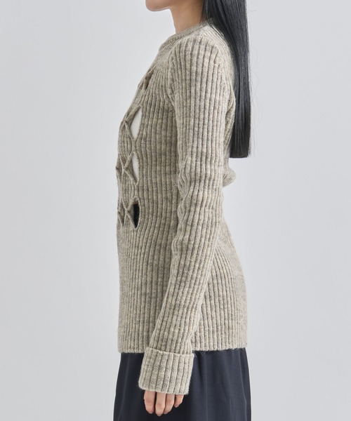 ZOZOTOWN限定》【Louren/ローレン】british wool design knit ZOZOTOWN限定》【Louren/ローレン】british wool design knit