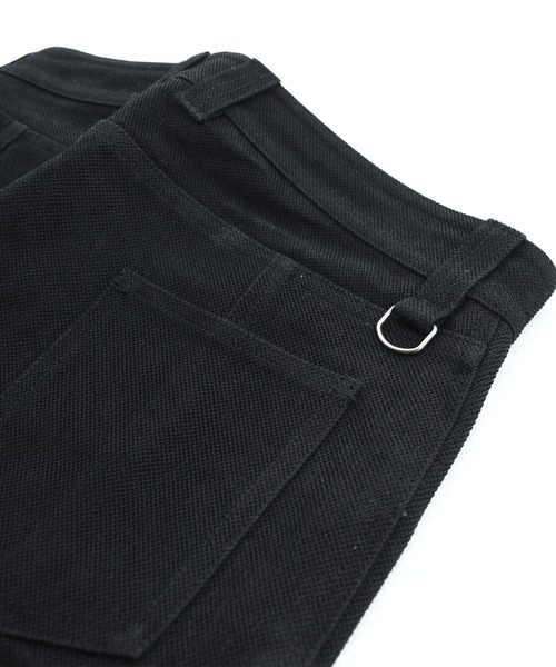 blackmeans(ブラックミーンズ)の「blackmeans LABORATORY R別注 “Dot Pattern” フレアパンツ(デニムパンツ・メンズ・ブラック・3)」の5枚目の写真