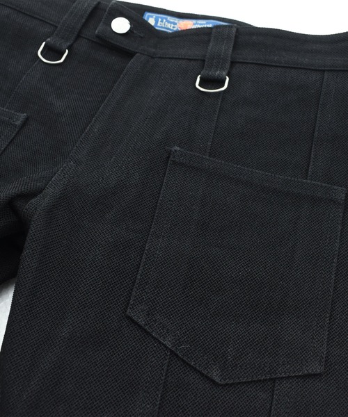 blackmeans(ブラックミーンズ)の「blackmeans LABORATORY R別注 “Dot Pattern” フレアパンツ(デニムパンツ・メンズ・ブラック・3)」の8枚目の写真