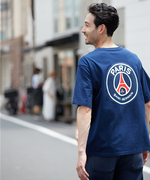 PARIS SAINT-GERMAIN(パリサンジェルマン)の「【Poggy × Paris Saint-Germain】DEAR PSG T-SHIRTS(Tシャツ/カットソー・メンズ・ネイビー/ホワイト・X-LARGE/LARGE/MEDIUM)」の2枚目の写真