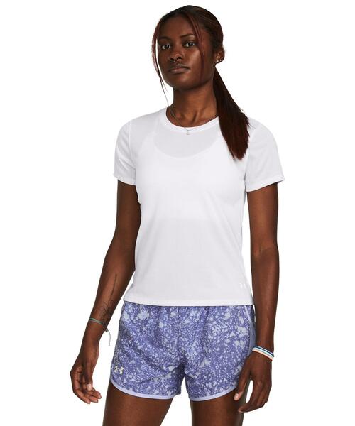 UNDER ARMOUR(アンダーアーマー)の「UAローンチ ショートスリーブTシャツ(ランニング/レディース)(Tシャツ/カットソー・レディース・ホワイト・L/S/M/XL)」の1枚目の写真