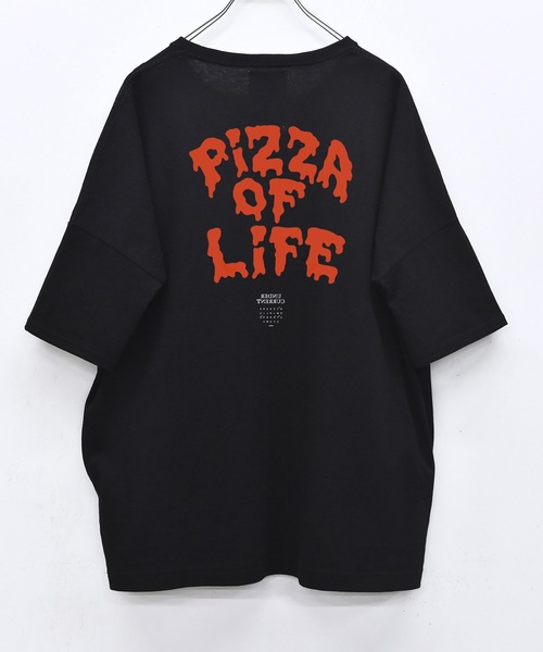 STOF（ストフ）の「PIZZA OF LIFE TEE（Tシャツ/カットソー・メンズ・ブラック/オートミール/ホワイト・S/M）」の7枚目の写真