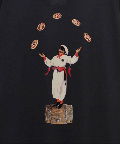 STOF（ストフ）の「PIZZA OF LIFE TEE（Tシャツ/カットソー・メンズ・ブラック/オートミール/ホワイト・S/M）」の10枚目の写真