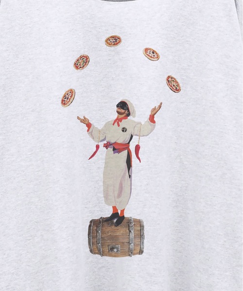 STOF（ストフ）の「PIZZA OF LIFE TEE（Tシャツ/カットソー・メンズ・ブラック/オートミール/ホワイト・S/M）」の20枚目の写真