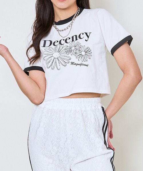 GORGE(ゴージ)の「配色フラワータンタケTシャツ(Tシャツ/カットソー・レディース・ブラック/レッド/グリーン・F)」の17枚目の写真