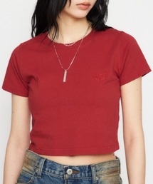 ⭐️LAGUA GEM⭐️ラグアジェムレオパード柄 Vネック 半袖Tシャツ ⭐️LAGUA GEM⭐️ラグアジェムレオパード柄 Vネック 半袖T