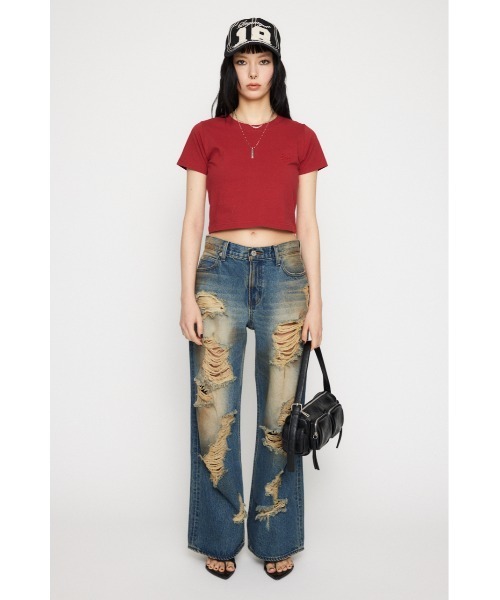 LAGUA GEM（ラグアジェム）の「LAGUA LOGO Tシャツ（Tシャツ/カットソー・レディース・ホワイト/レッド/杢グレー/ブラック・X-SMALL/SMALL/MEDIUM）」の14枚目の写真