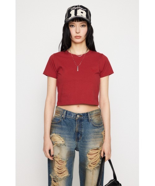 美品　LAGUA GEM FROCKY PRINT Tシャツ　黒 セール】LAGUA LOGO Tシャツ（Tシャツ/カットソー）｜LAGUA GEM