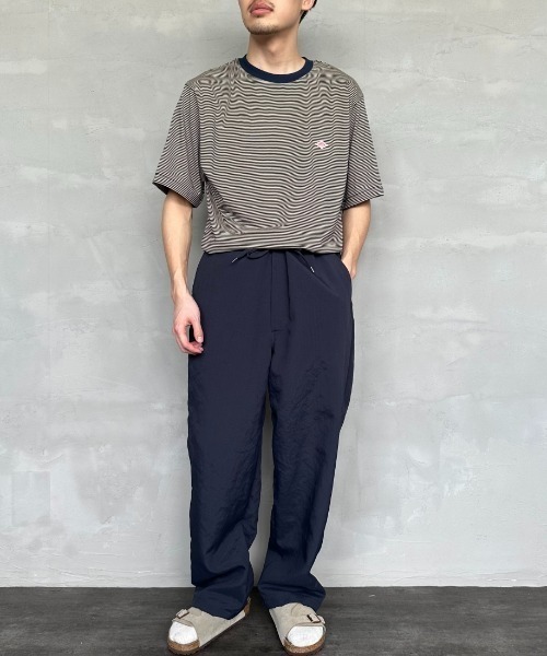 DANTON（ダントン）の「[DANTON/ダントン] ワンポイントロゴ ボーダー ショートスリーブTシャツ（Tシャツ/カットソー・レディース・ブルー/ネイビー系/ネイビー・XL/L/M/S）」の11枚目の写真