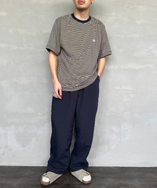 DANTON（ダントン）の「[DANTON/ダントン] ワンポイントロゴ ボーダー ショートスリーブTシャツ（Tシャツ/カットソー・レディース・ブルー/ネイビー系/ネイビー・XL/L/M/S）」の12枚目の写真