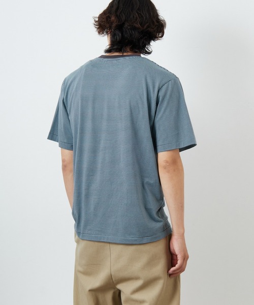 新品未使用⭐︎完売⭐︎DANTON ダントン　ショート丈　袖ワンポイント DANTON/ダントン] ワンポイントロゴ ショートスリーブTシャツ（T