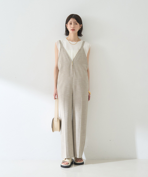 Rouge vif Anna（ルージュヴィフアンナ）の「レイヤードニットプルオーバーTシャツ（ニット/セーター・レディース・ホワイト/サックスブルー/ブラック・フリー）」の18枚目の写真