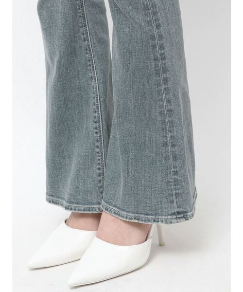 GYDA（ジェイダ）の「ハイウエストBACKレースアップフレアデニムパンツ（デニムパンツ・レディース・ブラック/ライトブルー・X-SMALL/SMALL/MEDIUM）」の15枚目の写真