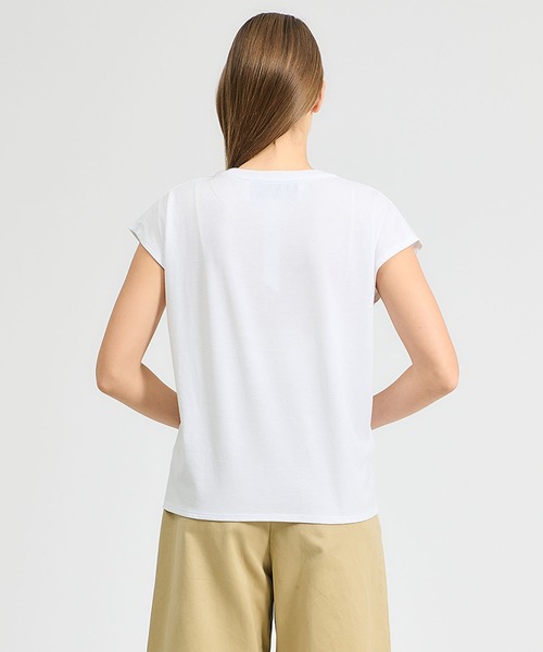 ESTNATION(エストネーション)の「TICCA / TOUR Tシャツ(Tシャツ/カットソー・レディース・ホワイト・FREE)」の6枚目の写真