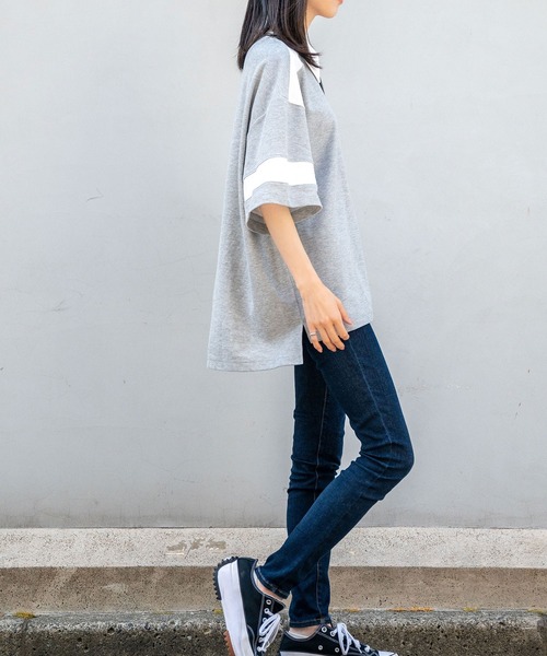 Nora Lily(ノラリリー)の「【Nora Lily】Loose Polo Bi-color S/S Top (UNISEX)(ポロシャツ・メンズ・ブラック/ミント・FREE)」の16枚目の写真