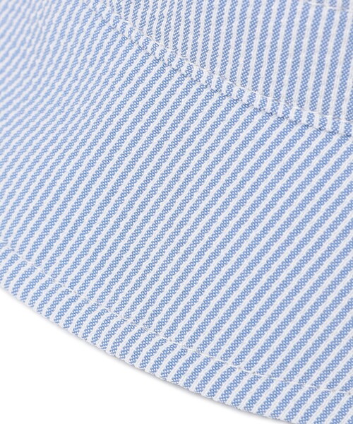 SHIPS（シップス）の「SHIPS KIDS:〈UVカット〉ベビー ストライプ ハット（ハット・キッズ・ホワイト/サックスブルー・X-SMALL/XX-SMALL/SMALL）」の5枚目の写真