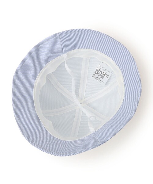 SHIPS（シップス）の「SHIPS KIDS:〈UVカット〉ベビー ストライプ ハット（ハット・キッズ・ホワイト/サックスブルー・X-SMALL/XX-SMALL/SMALL）」の7枚目の写真