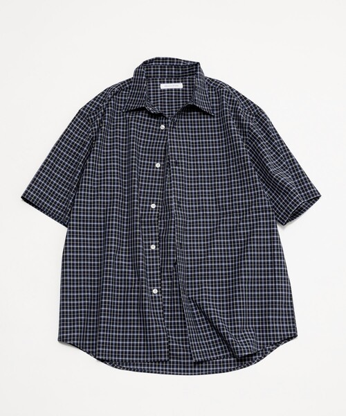 FREAK'S STORE(フリークスストア)の「タイプライター レギュラーカラー ショートスリーブ チェックシャツ/リラックスフィット(シャツ/ブラウス・メンズ・ブラウン/ベージュ/ブラック・LARGE/MEDIUM/SMALL)」の22枚目の写真