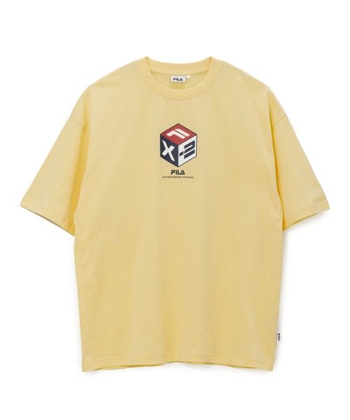 FILA(フィラ)の「S/Sプリント Tシャツ(Tシャツ/カットソー・レディース・イエロー・S/M/L)」の2枚目の写真