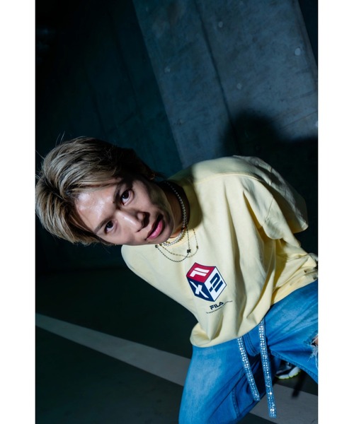 FILA(フィラ)の「S/Sプリント Tシャツ(Tシャツ/カットソー・レディース・イエロー・S/M/L)」の4枚目の写真