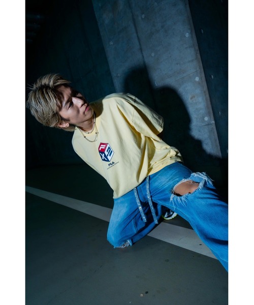 FILA(フィラ)の「S/Sプリント Tシャツ(Tシャツ/カットソー・レディース・イエロー・S/M/L)」の5枚目の写真