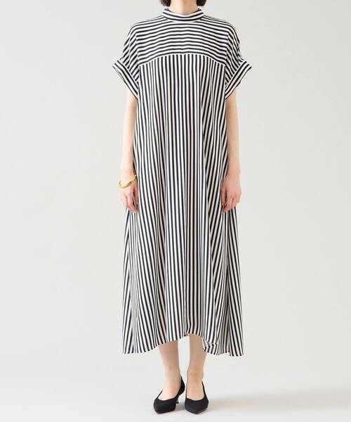 Tiara（ティアラ）の「ストライププリントバイカラーベルトワンピース（ワンピース・レディース・ホワイト・FREE）」の11枚目の写真