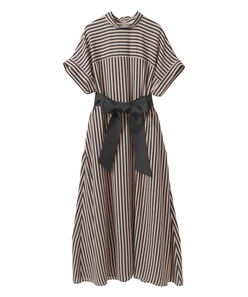 Tiara（ティアラ）の「ストライププリントバイカラーベルトワンピース（ワンピース・レディース・ホワイト・FREE）」の18枚目の写真