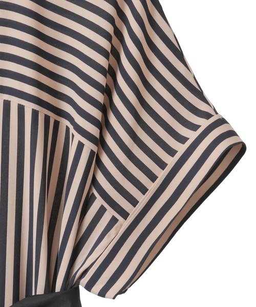 Tiara（ティアラ）の「ストライププリントバイカラーベルトワンピース（ワンピース・レディース・ホワイト・FREE）」の21枚目の写真