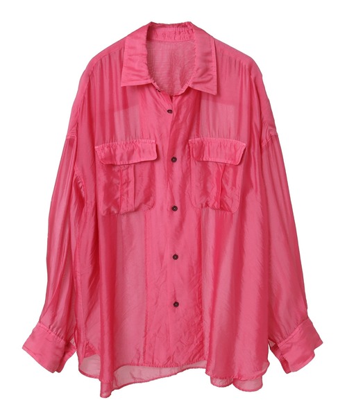 CURRENTAGE/カレンテージ】Silk capra shirt 【公式通販】