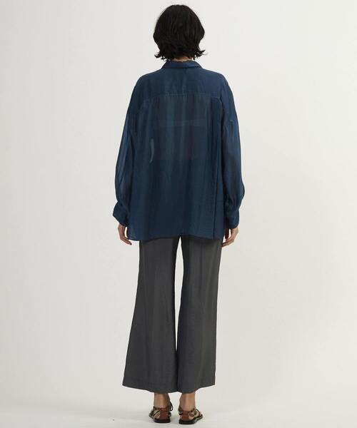 CURRENTAGE/カレンテージ】Silk capra shirt 【公式通販】