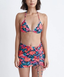 ROXY | 【ROXY/ロキシー】24SS ARENA TRI/水陸両用三角ブラトップ・ショーツ・ドローコード付きマルチウェイスカート3点セット(水着)(水着)