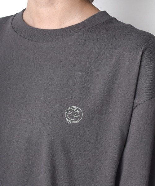 Flowering(フラワーリング)の「I’M DORAEMON/半袖Tシャツ(Tシャツ/カットソー・レディース・グレー/アイボリー・M/L)」の18枚目の写真