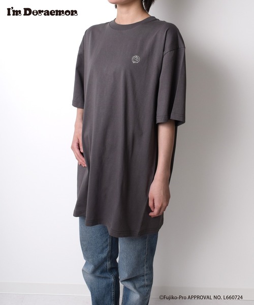 Flowering(フラワーリング)の「I’M DORAEMON/半袖Tシャツ(Tシャツ/カットソー・レディース・グレー/アイボリー・M/L)」の21枚目の写真