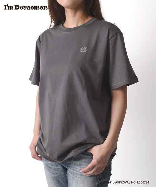 Flowering(フラワーリング)の「I’M DORAEMON/半袖Tシャツ(Tシャツ/カットソー・レディース・グレー/アイボリー・M/L)」の20枚目の写真