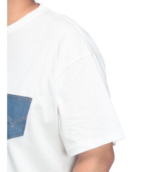 EDWIN(エドウィン)の「EDWIN (エドウィン) デニムポケット クルーネック 半袖 Tシャツ WHITE(Tシャツ/カットソー・メンズ・ホワイト・3L/4L/5L)」の11枚目の写真