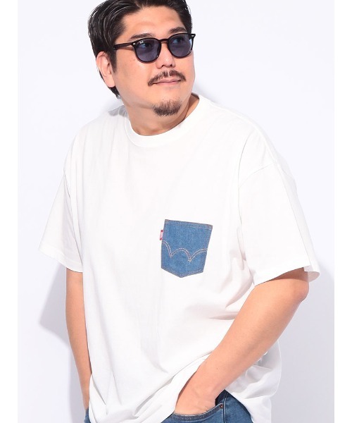 EDWIN(エドウィン)の「EDWIN (エドウィン) デニムポケット クルーネック 半袖 Tシャツ WHITE(Tシャツ/カットソー・メンズ・ホワイト・3L/4L/5L)」の14枚目の写真