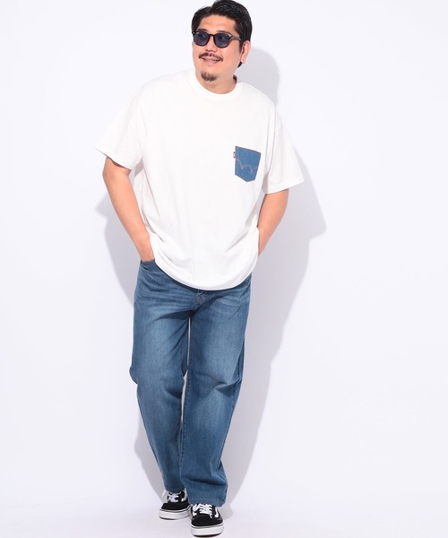 EDWIN(エドウィン)の「EDWIN (エドウィン) デニムポケット クルーネック 半袖 Tシャツ WHITE(Tシャツ/カットソー・メンズ・ホワイト・3L/4L/5L)」の15枚目の写真