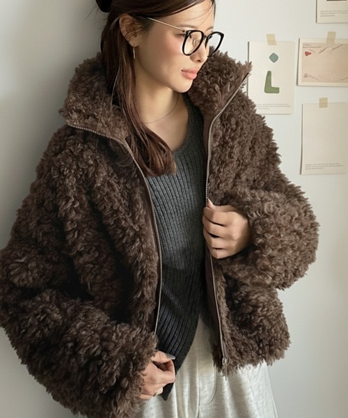 セール】【mily bilet】ふわふわのボリューム感♪フェイクレザーテープ