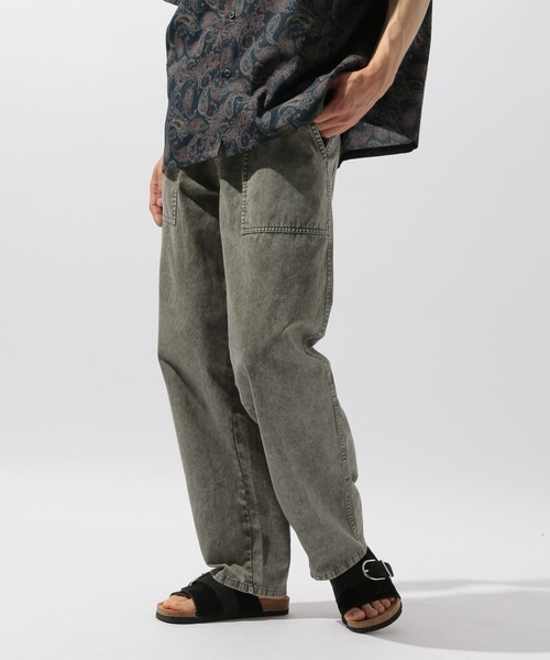 niko and...（ニコアンド）の「ワイドケミカルベイカーパンツ（その他パンツ・メンズ・ブラック/アイボリー/ブルー/カーキ・MEDIUM/LARGE）」の6枚目の写真