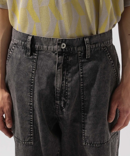 niko and...（ニコアンド）の「ワイドケミカルベイカーパンツ（その他パンツ・メンズ・ブラック/アイボリー/ブルー/カーキ・MEDIUM/LARGE）」の13枚目の写真