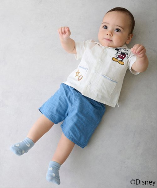 petit main（プティマイン）の「【Disney】開衿シャツセットアップ（その他ベビーウェア・キッズ・キナリ/カラフル・80ｃｍ/70cm）」の5枚目の写真