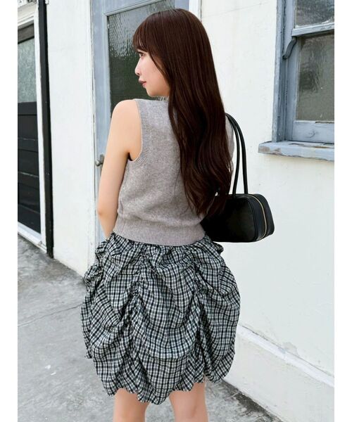 dazzlin（ダズリン）の「ギャザーリボンミニワンピース（ワンピース